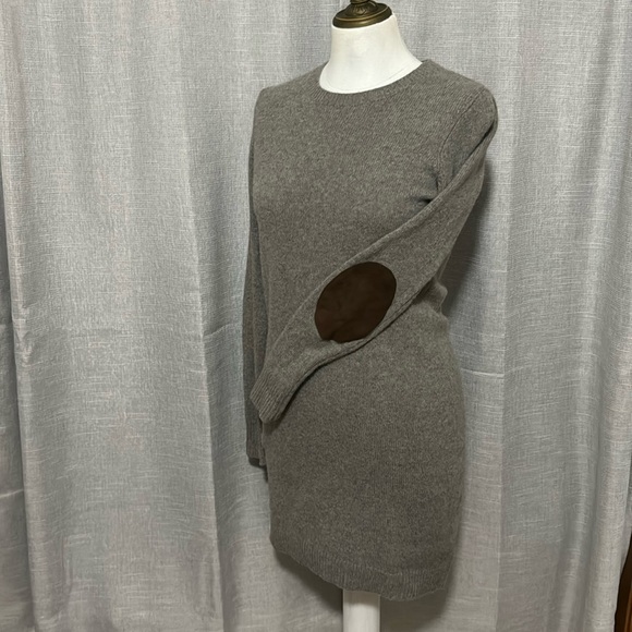 Ralph Lauren Polo Sweater Dress-Sz XS-Gray-Italian Yarn- - Picture 6 of 16
